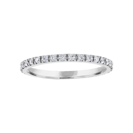 14KT GOLD Diamond MEDIUM RING GUARD