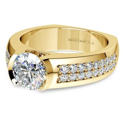 Chunky Gold Mens 2.33 Carat Diamond Ring - Eros