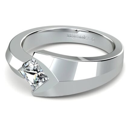 Trident Solitaire Mangagement™ Ring (1 Ctw)