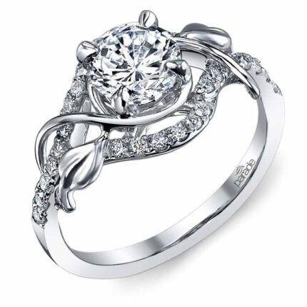 Vine Engagement Ring With Wrapping Design By Parade