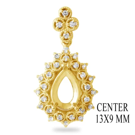 DSH Jewels 14W@4.9 31RD2@0.58 PEAR 13X9 MM