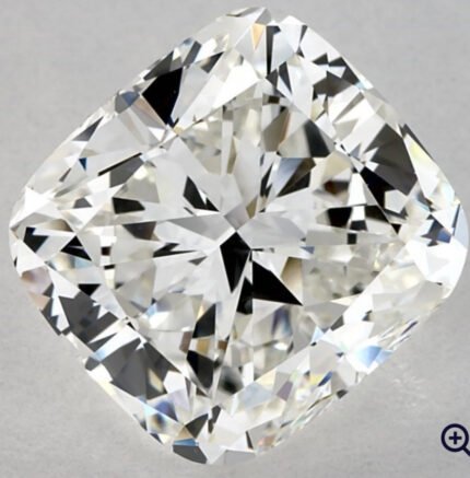 5.87 Carat Cushion diamond