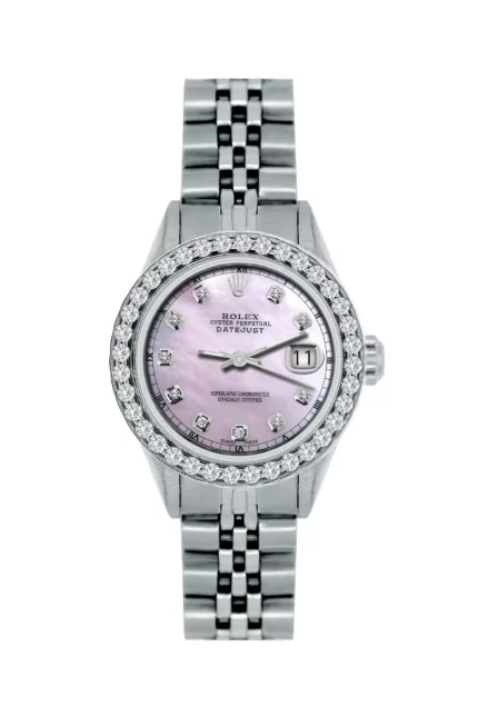Women's Diamond Watch Rolex Datejust 26 mm W00391